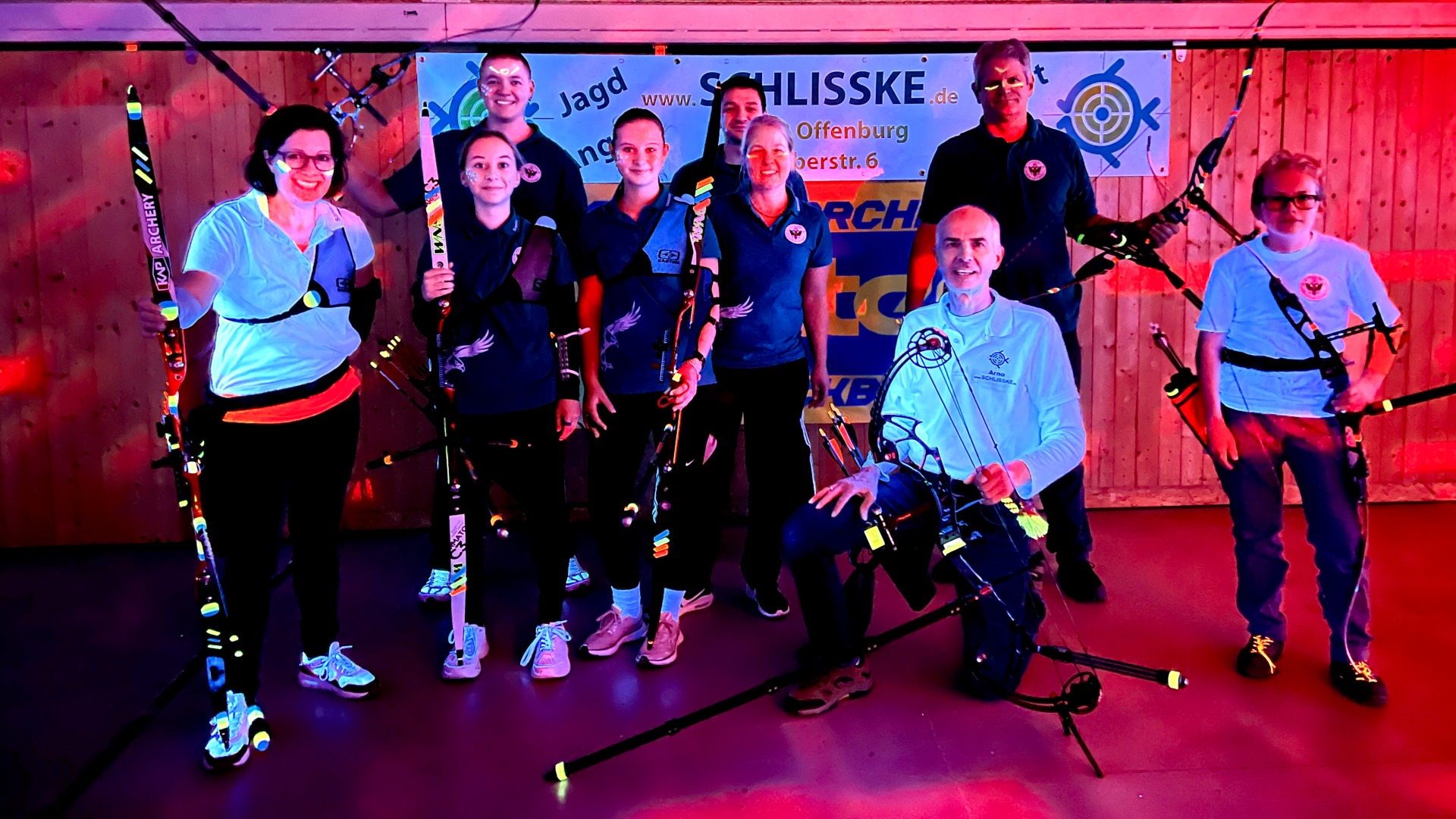 Farbenfrohes Spezialtraining für die Ortenberger Bogenschützen